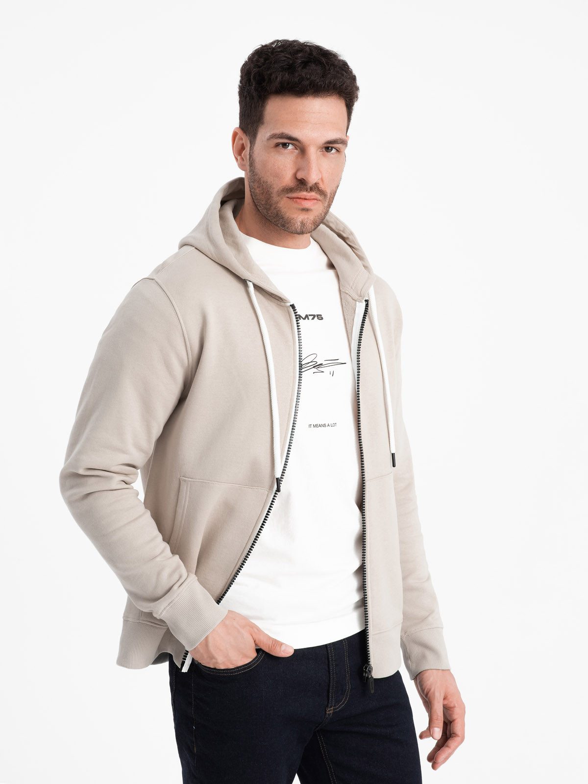 OMBRE Kapuzenpullover BASIC Herren Sweatshirt mit günstig online kaufen