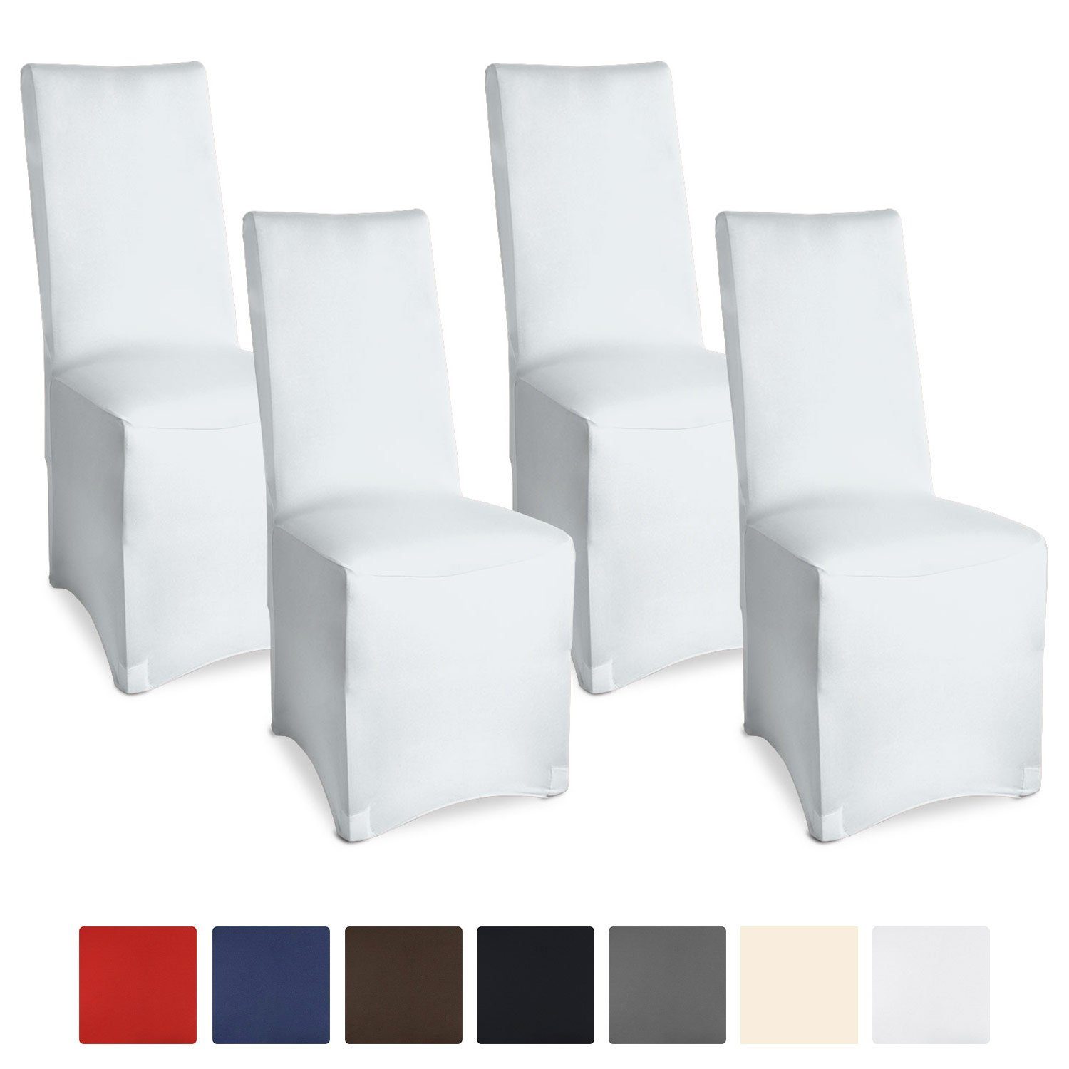 Beautissu Stuhlhusse Leona, Stretch 95x45x45cm 4er günstig online kaufen
