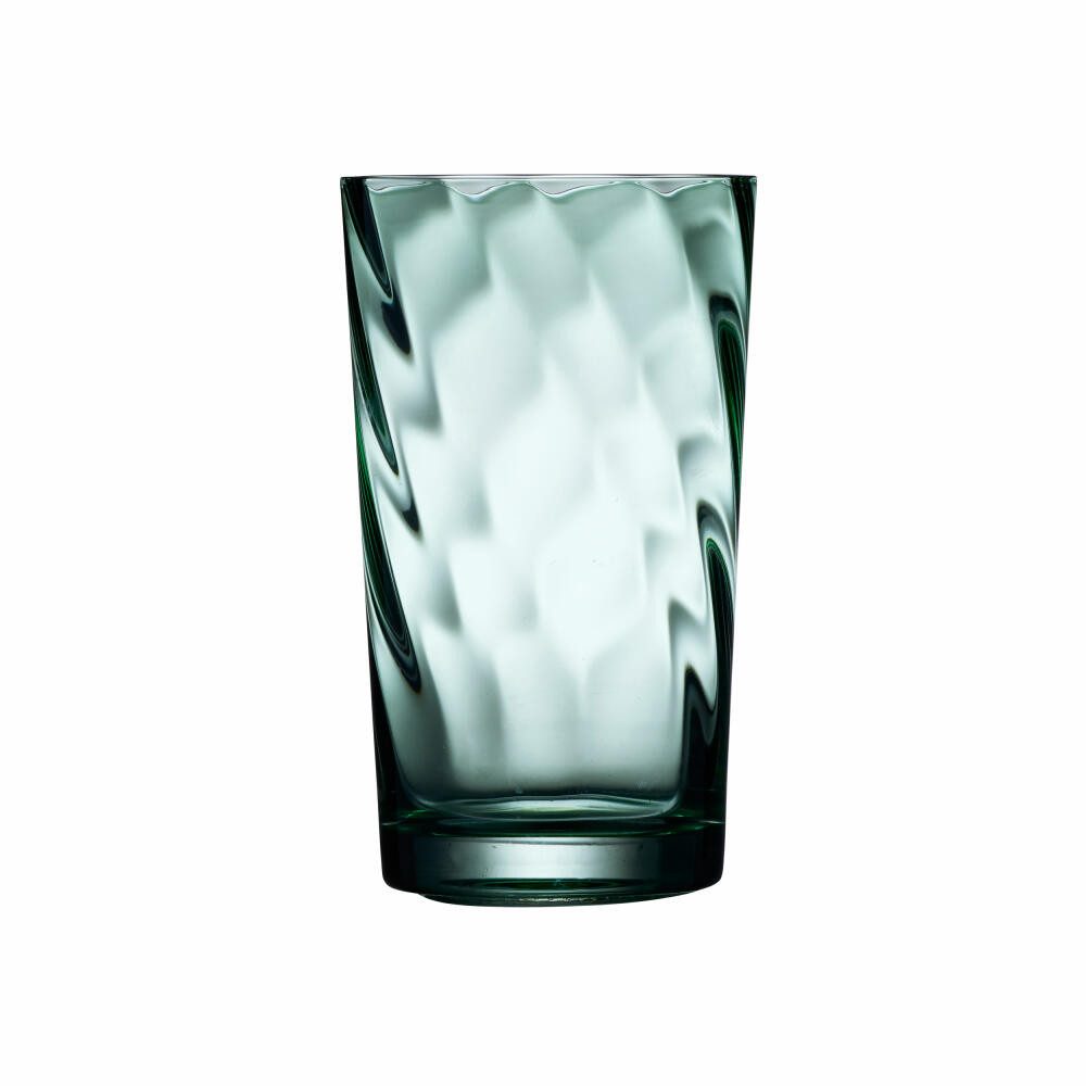 LYNGBY-GLAS Longdrinkglas Highball Vienna 4er Set, Grün, 450 ml, 4-tlg., Glas