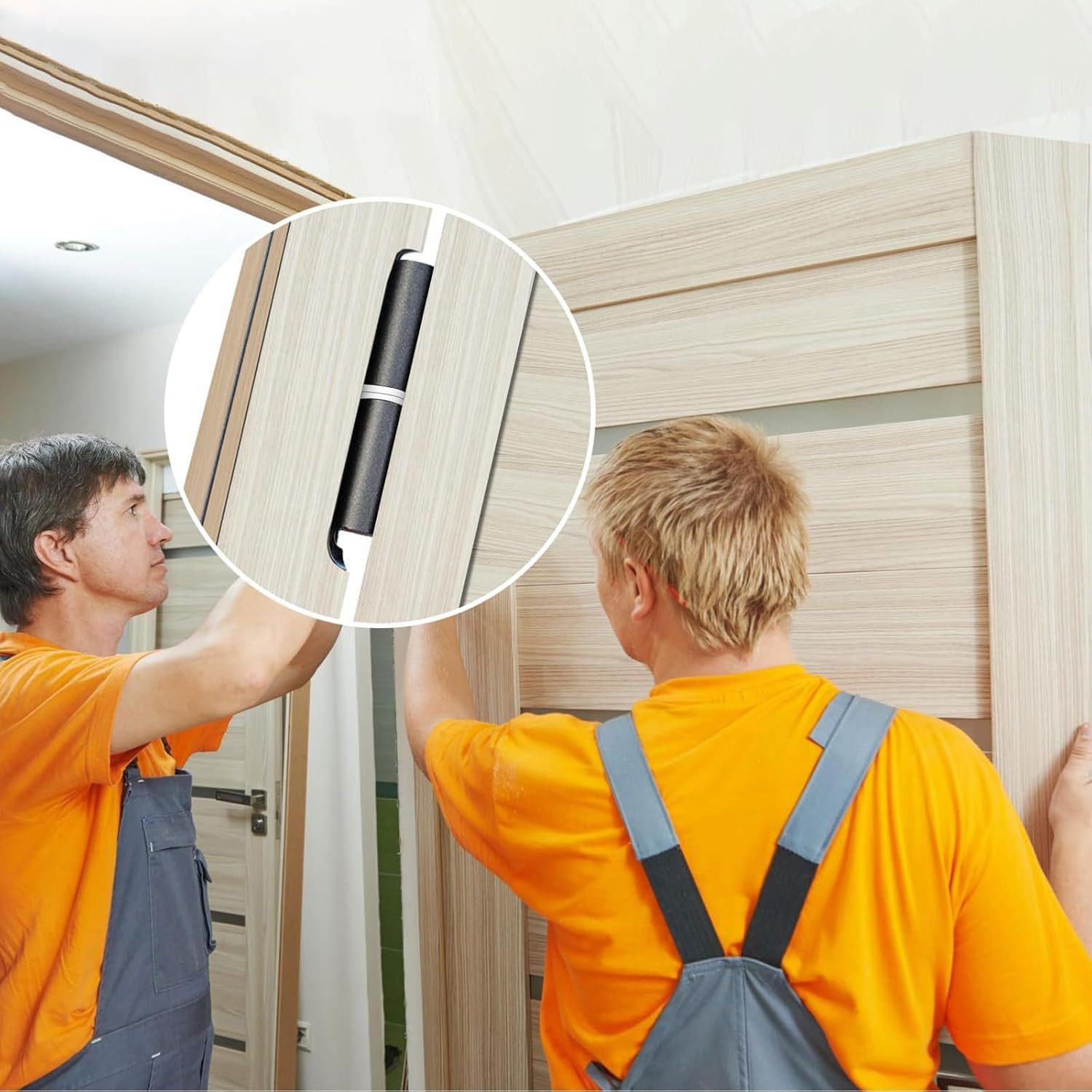 FELIXLEO Unterlegscheibe Fitschenringe Kunststoff 1mm 2mm Türscharnier Unterlage, 100-St.
