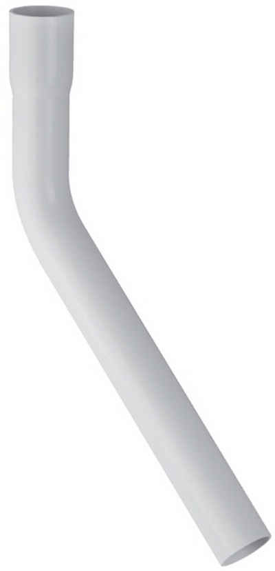 GEBERIT Spülrohrverlängerung GE Spülbogenverlängerung 45Gr 30x10 cm mit Steckmuffe weiß-alpin d44, ø 4.4 cm