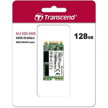 Transcend 430S 128 GB SSD-Festplatte (128 GB) Steckkarte"