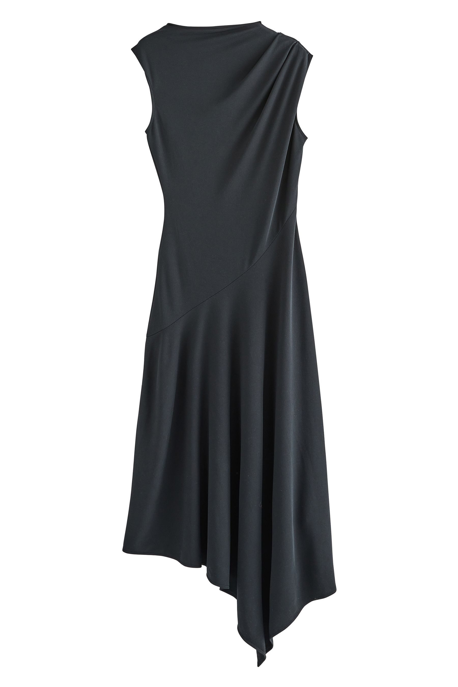 Next Midikleid Kurzärmliges Midikleid mit asymmetrischem günstig online kaufen