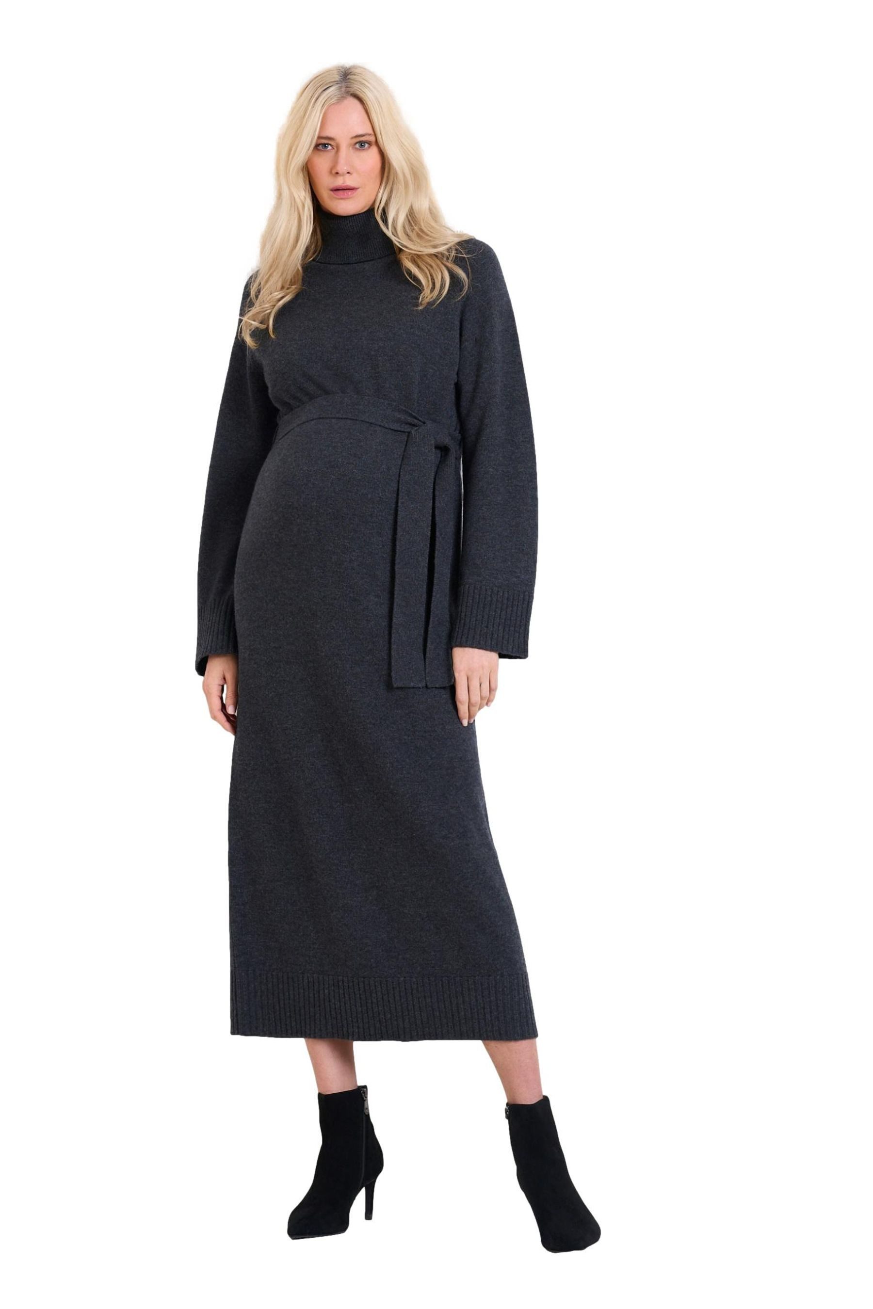 Seraphine Umstandskleid Seraphine Umstands-Strickkleid aus Merinowolle (1-tlg)