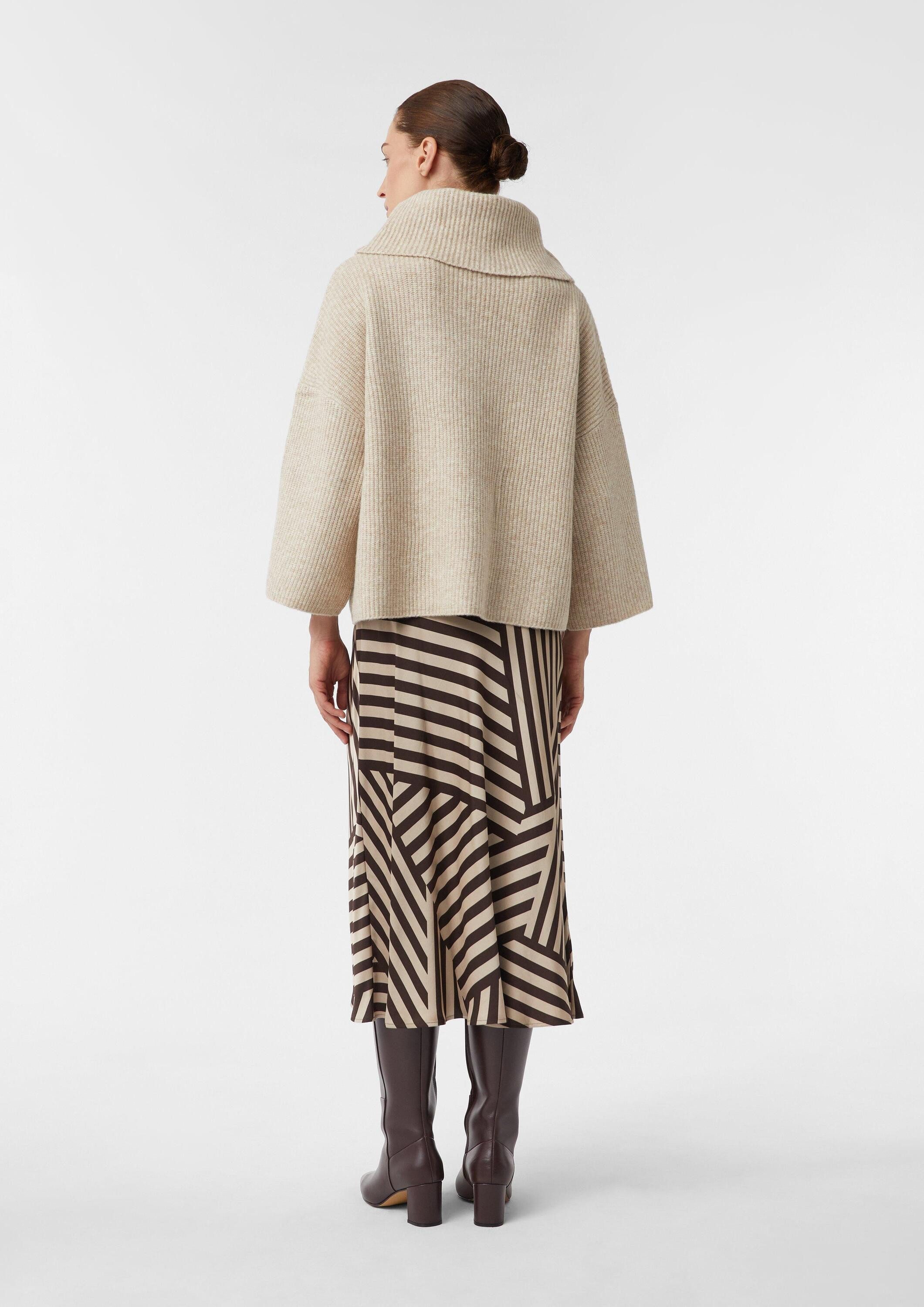 comma Poncho Indoor-Poncho Poncho-Pullover im Boxy Fit