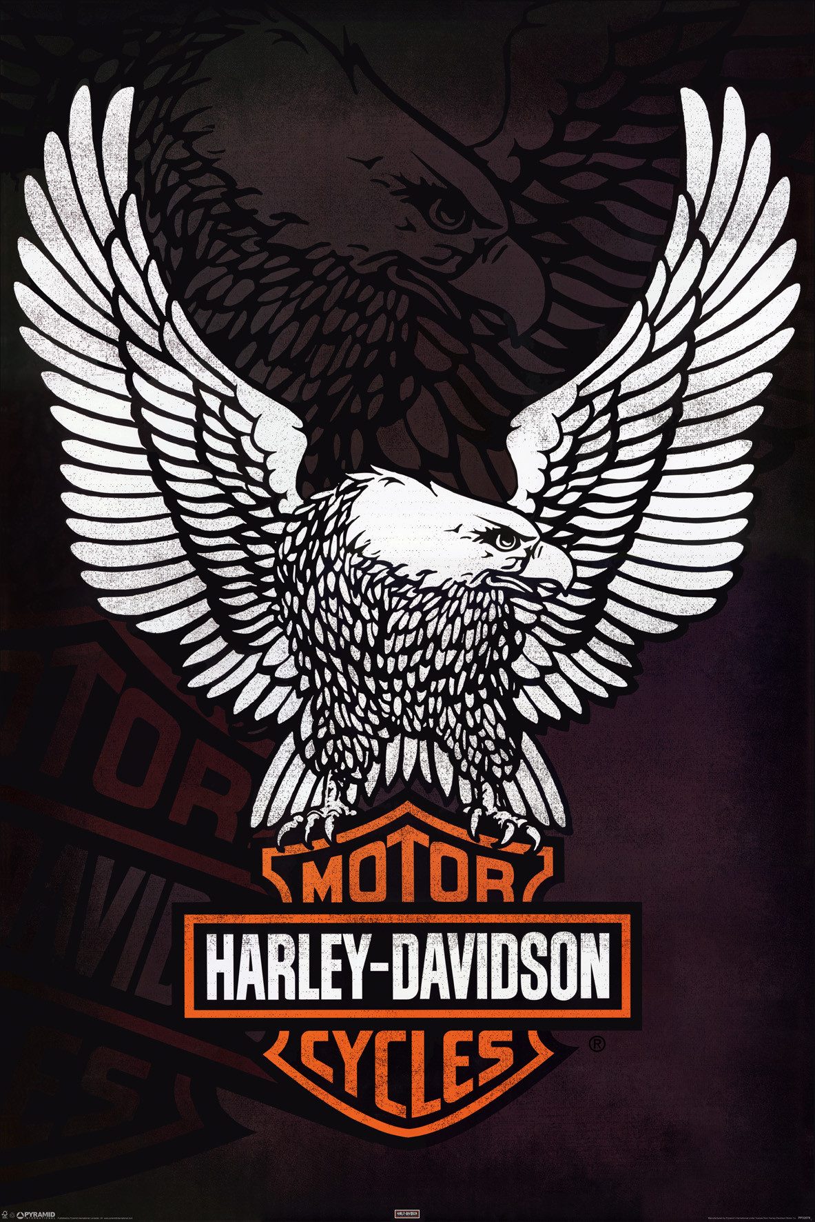 Papermoon Poster POSTER Nr.079 Harley Davidson, 61 X 91,5 CM, (Harley David günstig online kaufen