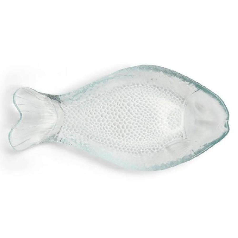 Rivièra Maison Schüssel Glas Fish (24cm) Classic Fischteller Plate Schale