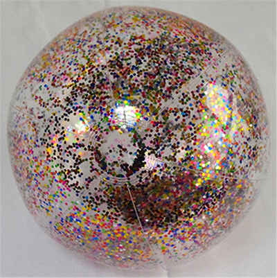 FRUNS Wasserball 24” Wasserball Jumbo Poolspielzeug Bälle Riesenkonfettis Glitzer