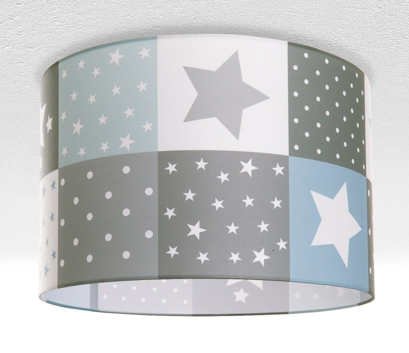 Kinderzimmer Cosmo Sternen 345, Paco Leuchtmittel, Kinderlampe Lampe ohne Motiv Deckenleuchte Deckenlampe Home E27 LED