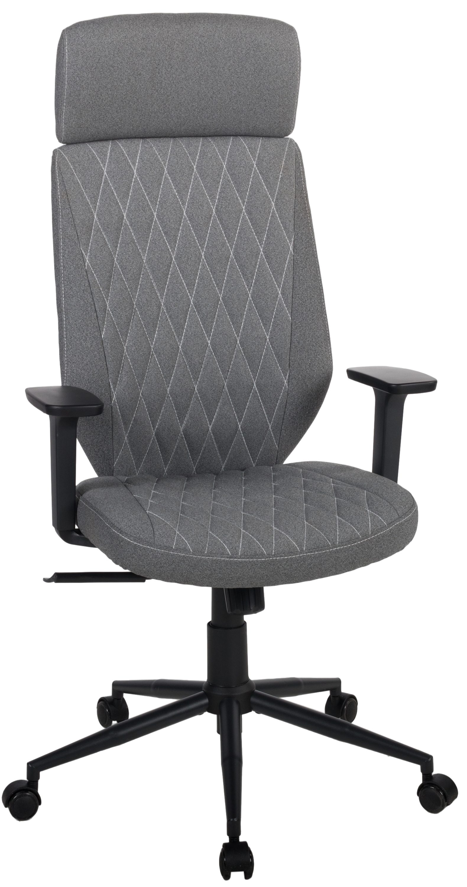 Duo Collection Bürostuhl Chefsessel Wanja, Homeoffice-Stuhl dunkelgrau, Filzstoff, belastbar bis 100 kg