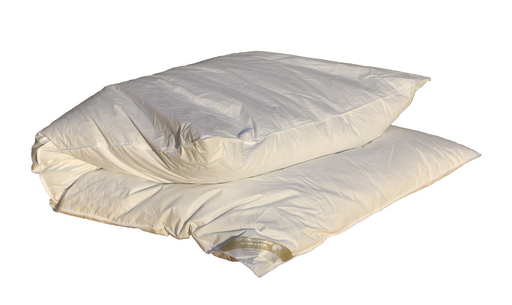 Betten Hofmann Daunenbettdecke Betten Hofmann Oberbett Schüttelbett Daunenbett Ballonbett 135x200 cm, Füllung: 1750g neue silberweiße ung. Daunen- und Federn, Klasse I, 60% Daunen, 40% Federn