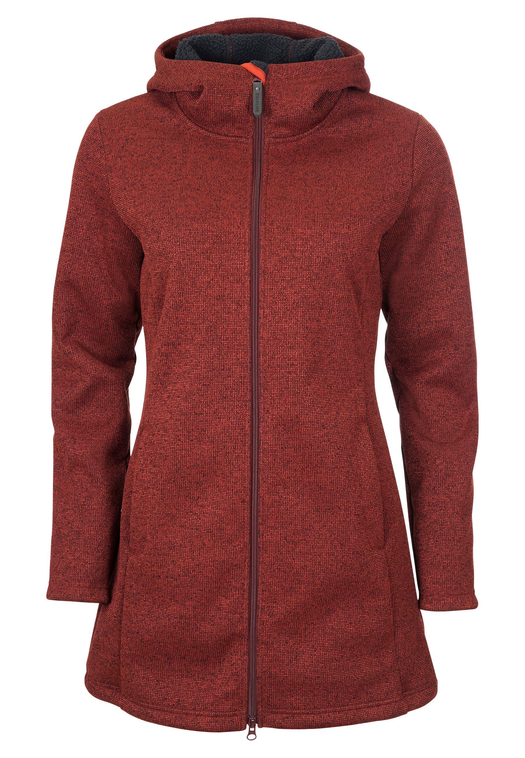 Elkline Fleecejacke Morning Dew wärmend winddicht wasserabweisend mit Kapuze