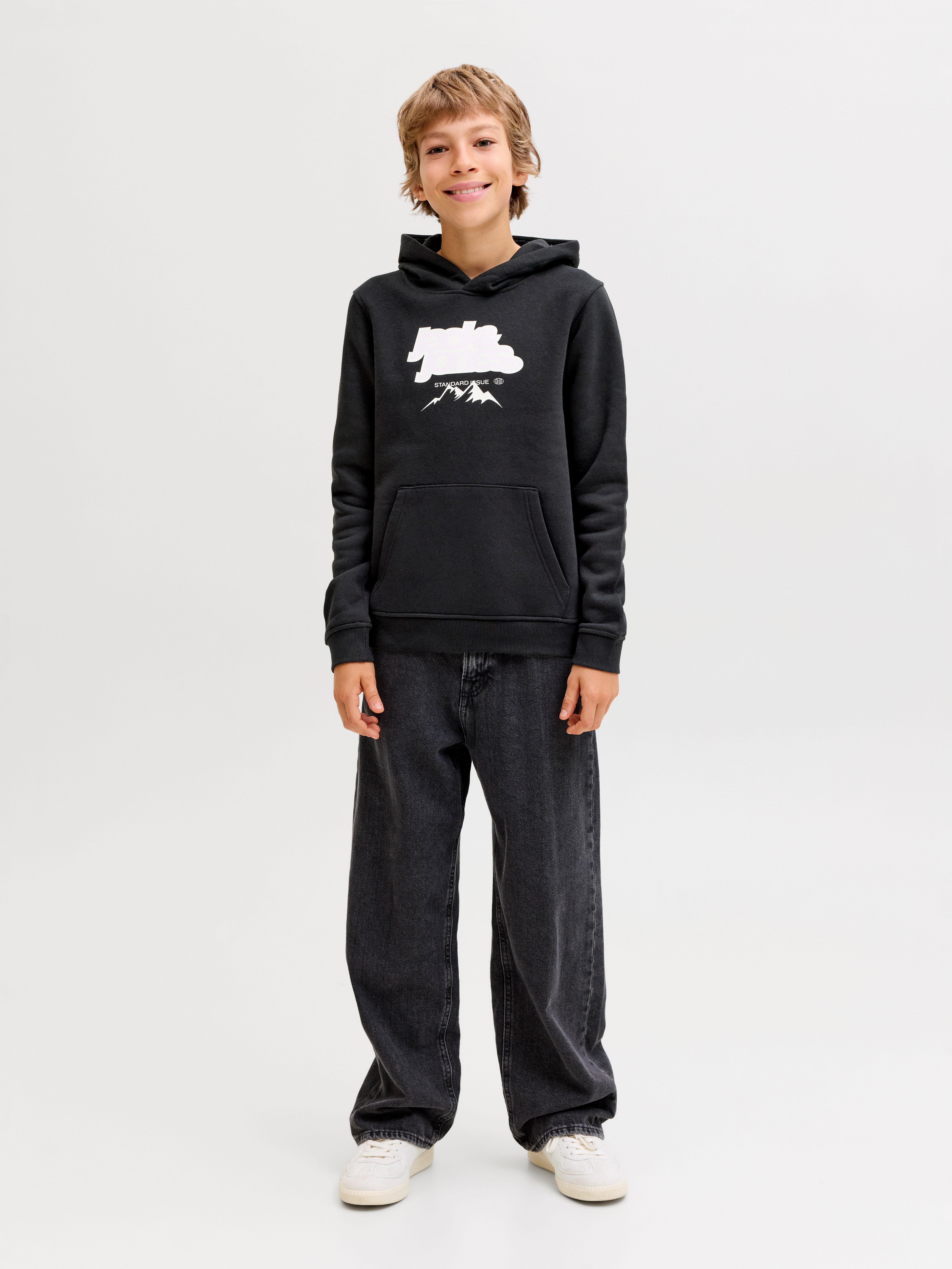 Jack & Jones Junior Kapuzensweatshirt JCOFLARE FRONT SWEAT HOOD FST JNR – Bild 4 von 5