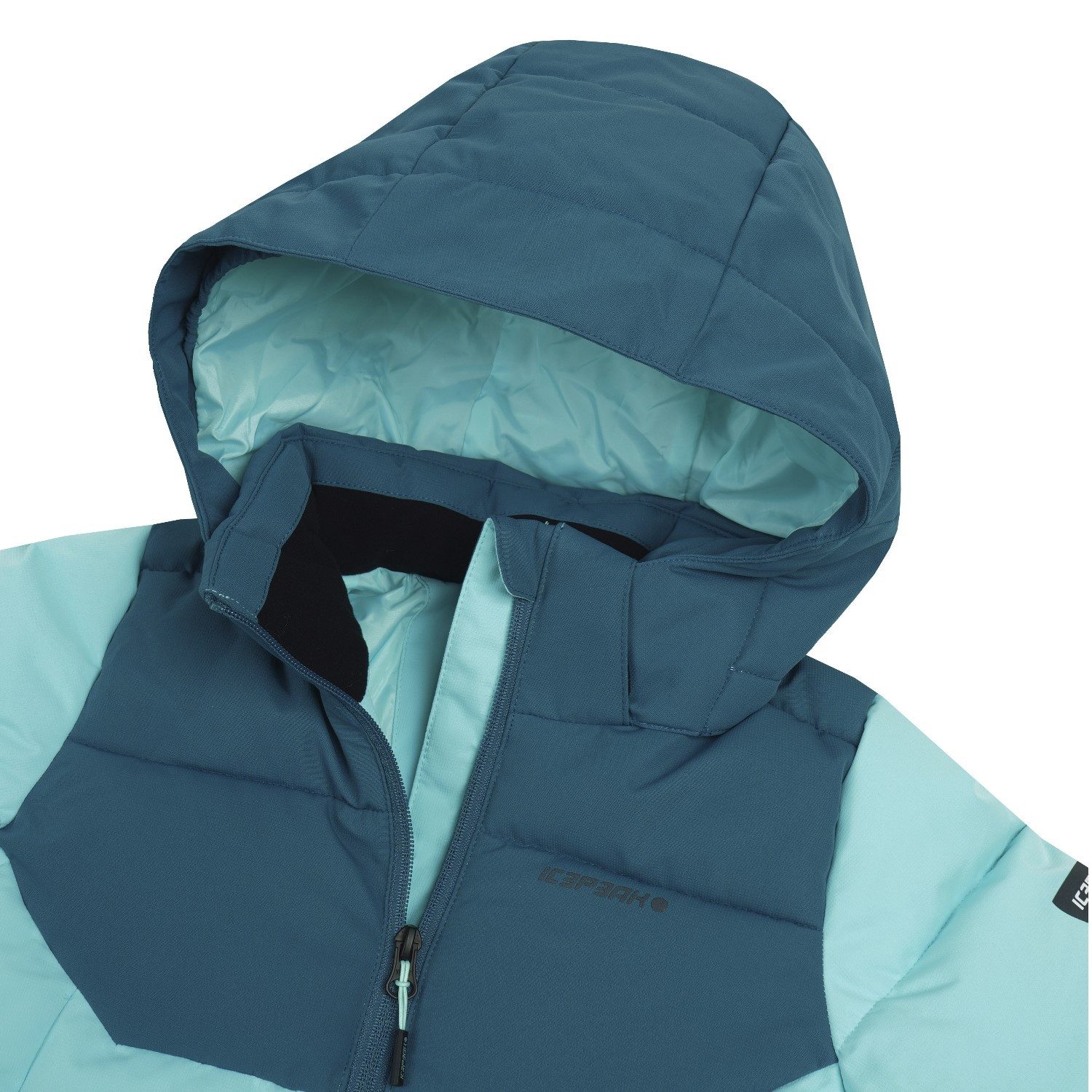 Icepeak Funktionsjacke Loris Winterjacke mit Kapuze und Schneefang