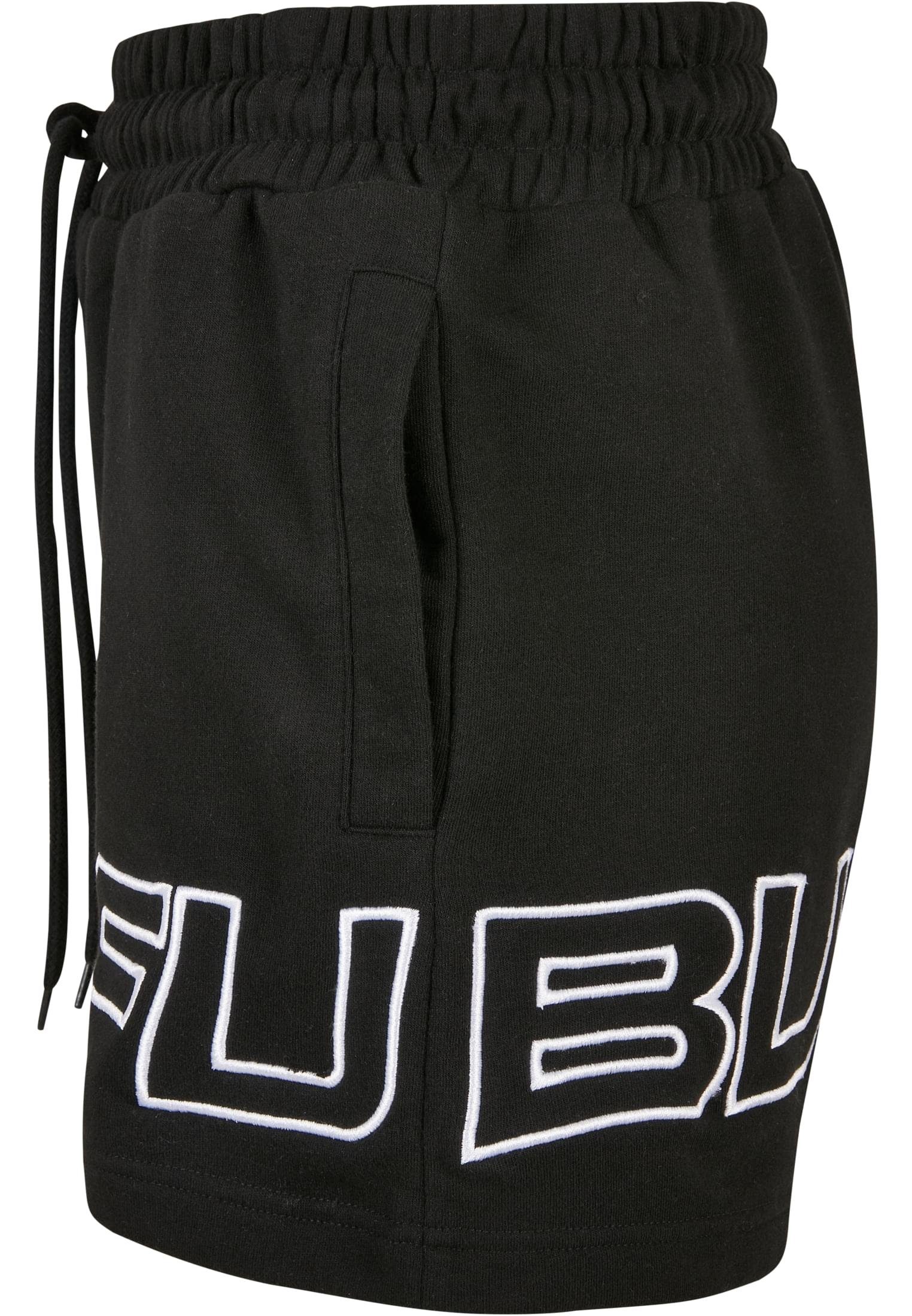 Fubu Stoffhose Damen FW222-018-2, Corporate (1-tlg) Shorts black Sweat