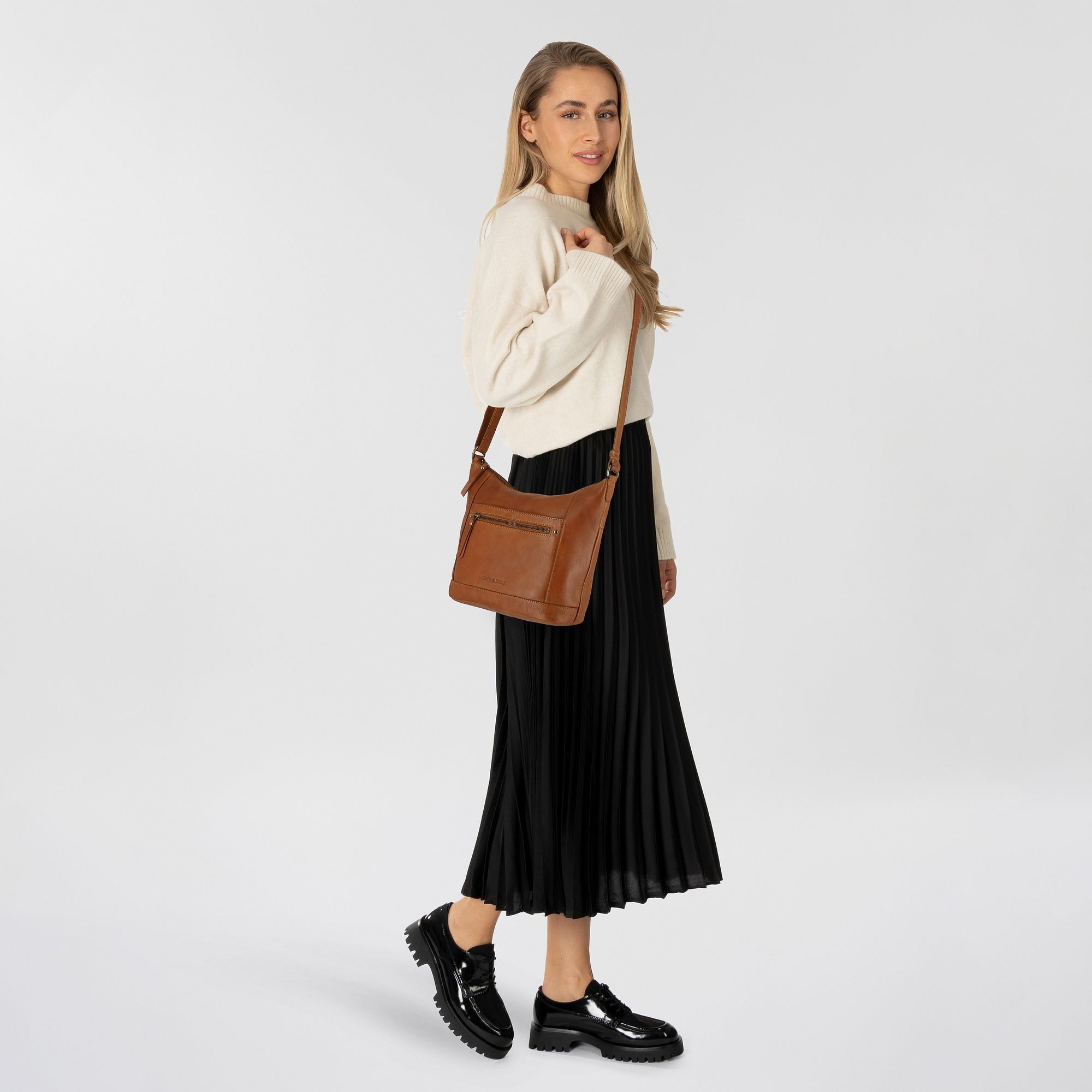 Greenburry Umhängetasche Colombiana, Leder