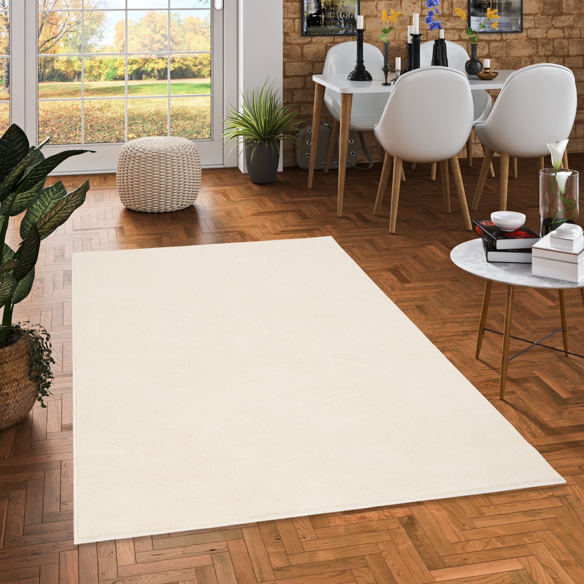 Hochflor-Teppich Luxus Super Soft Hochflor Langflor Teppich Melia, Pergamon, Rechteckig, Höhe: 20 mm