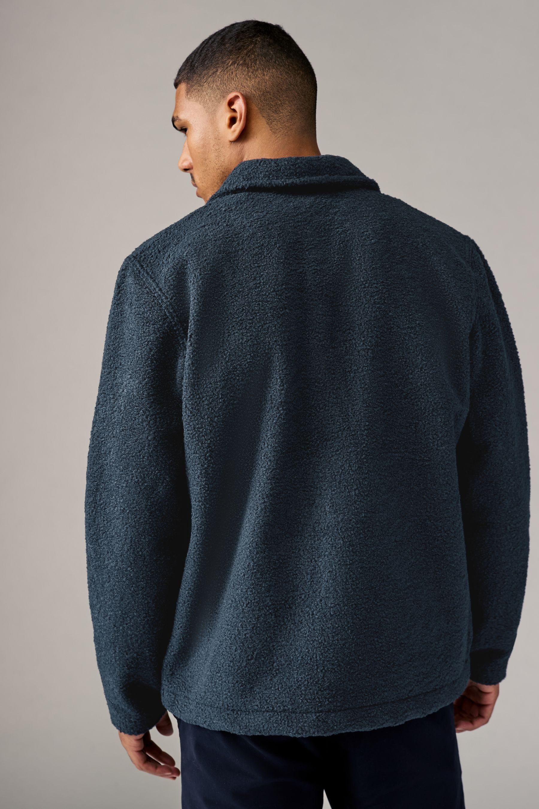 Next Hemdjacke Hemdjacke im Wolllook (1-St)