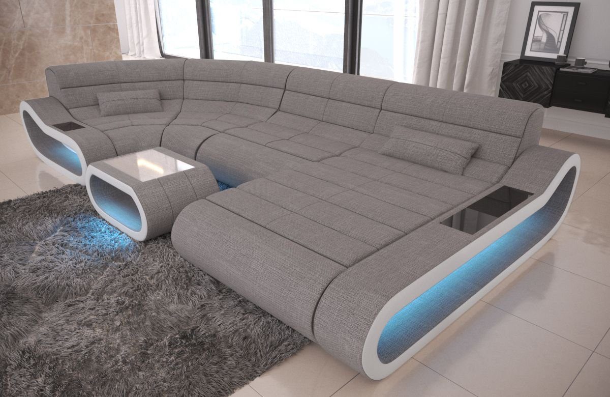 Sofa Dreams Wohnlandschaft Stoff Couch Polstersofa günstig online kaufen