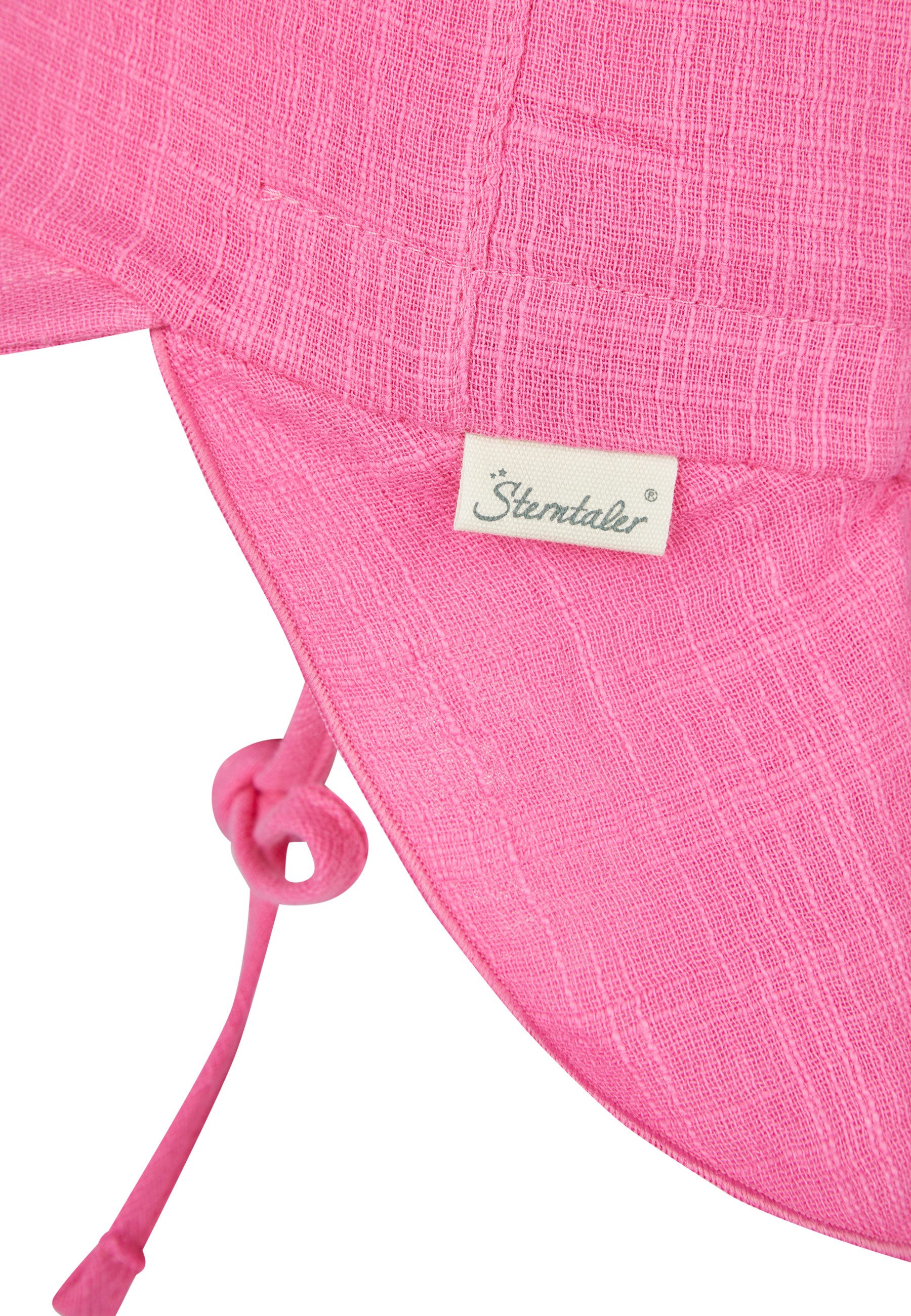 Sterntaler® Schirmmütze Schirmmütze mit Nackenschutz uni (1-St) – Bild 4 von 5