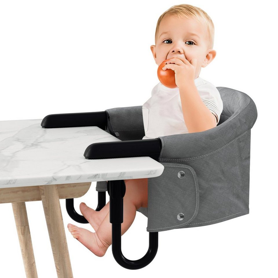 Gimisgu Tischsitz Faltbar Baby Tischsitz Sitzerhöhung Babysitz Hochstuhl  Abnehmbarer