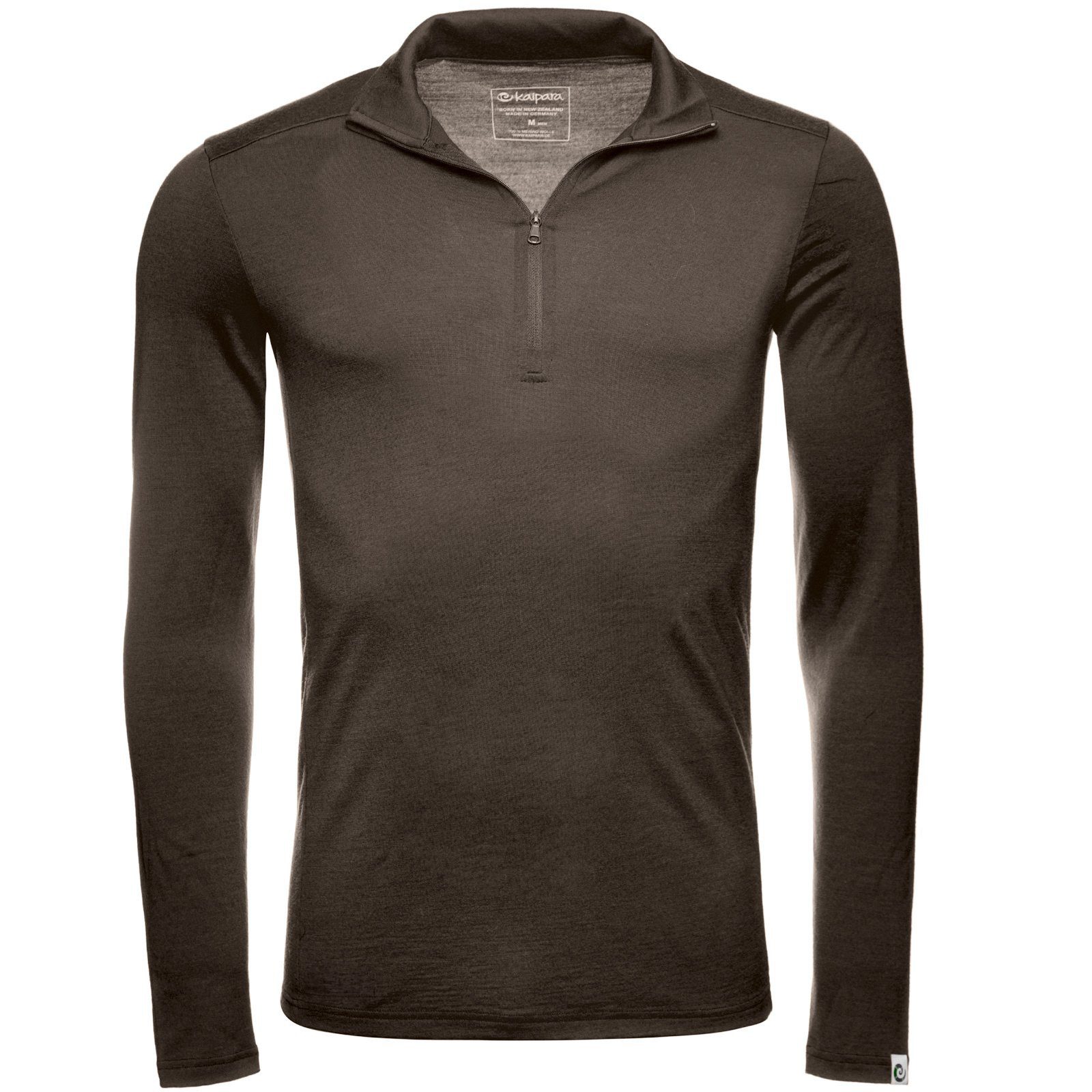 Funktionsshirt Merino Zip-Neck Herren Slimfit 200