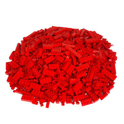 LEGO® Spielbausteine LEGO® Steine Sondersteine Rot Gemischt NEU! Menge 300x, (Creativ-Set, 300 St), Made in Europe