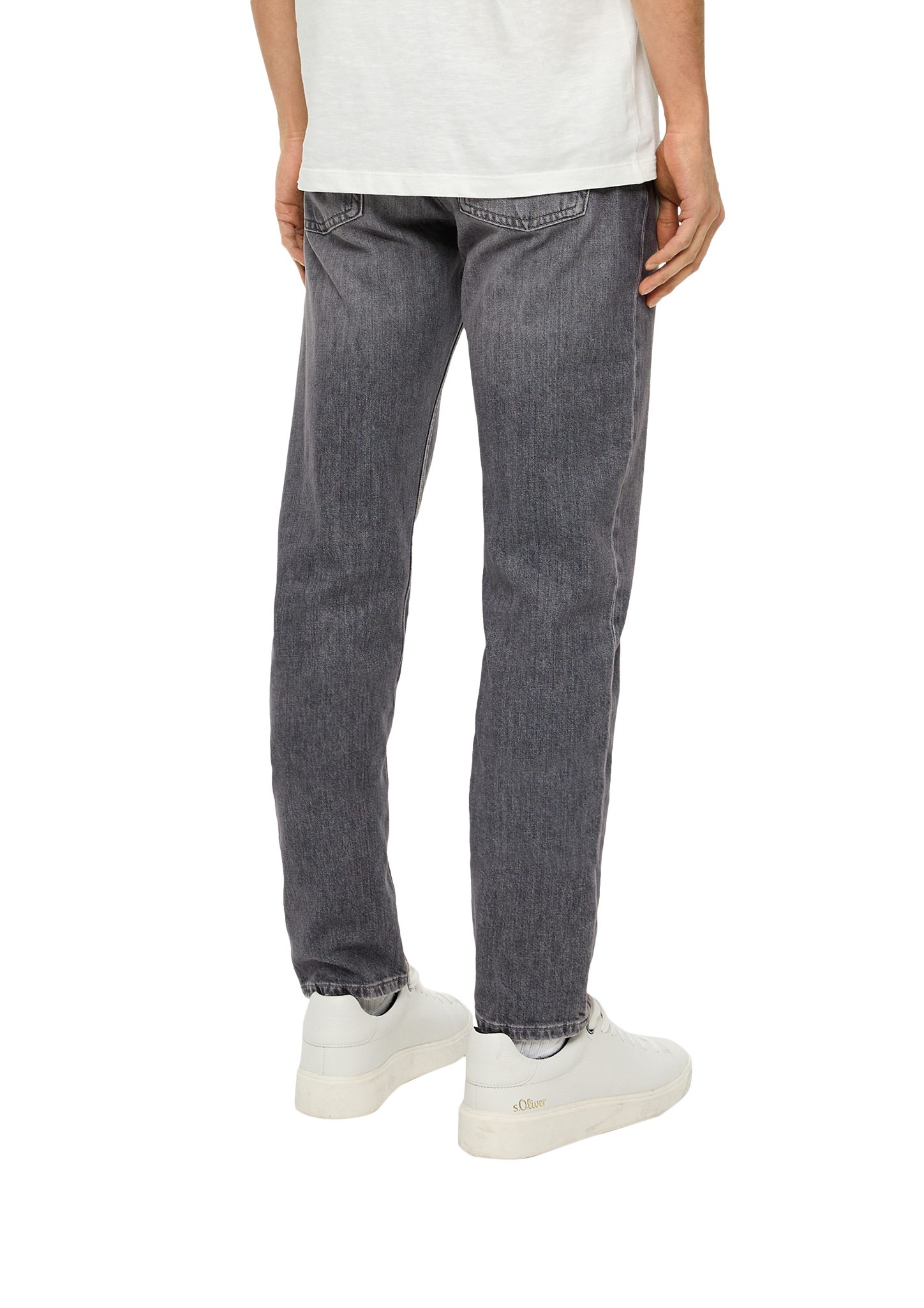 Nelio Leder-Patch Mid Leg / Stoffhose Fit / Rise s.Oliver Slim Slim / Waschung, Jeans