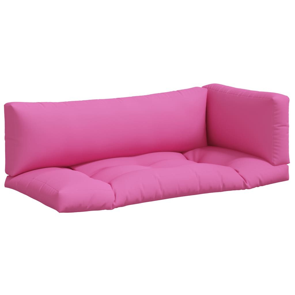 vidaXL Sitzauflage Palettenkissen 3 Stk. Rosa günstig online kaufen