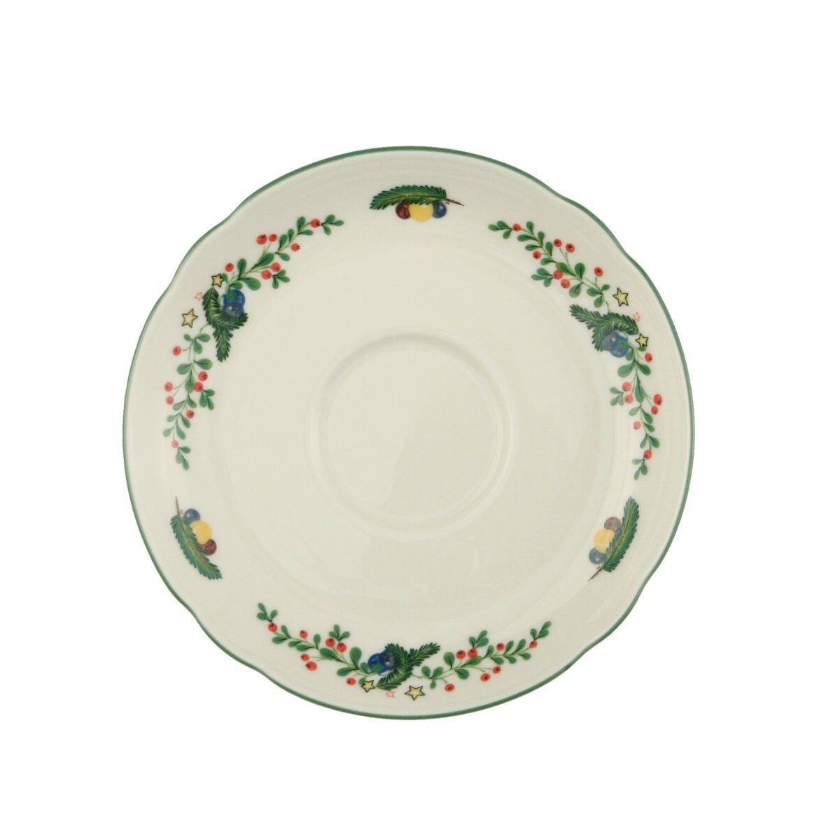 Seltmann Weiden Untertasse MarieLuise Weihnachten, 13 cm