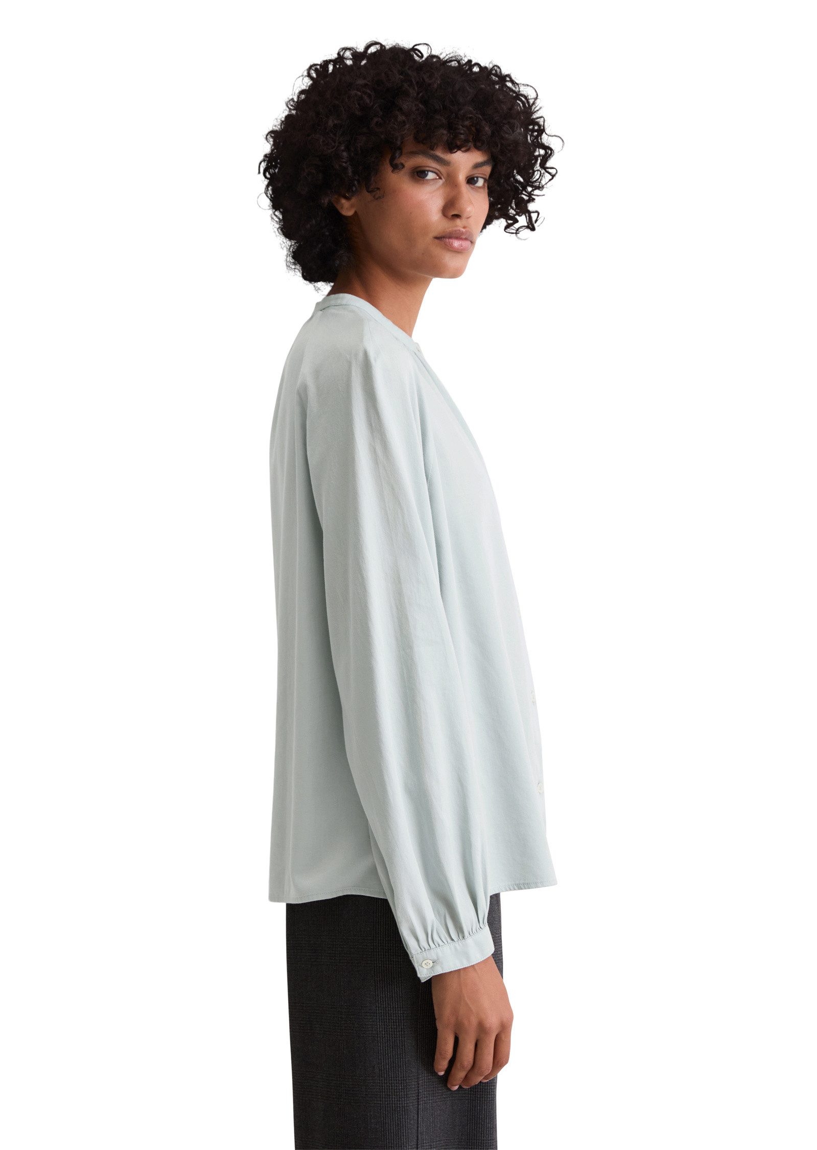 Marc O'Polo Langarmbluse aus Baumwoll-Satin günstig online kaufen