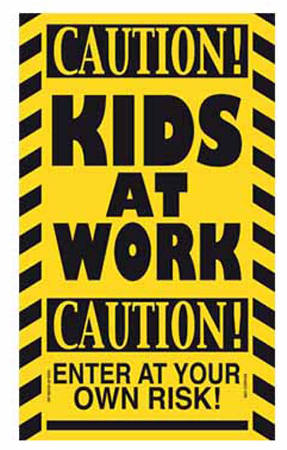 Corvus Spielwerkzeug SCHILD KIDS AT WORK KLEIN 55 X