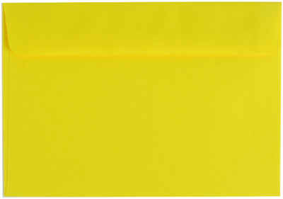 Stylex Schreibwaren Briefumschlag 500 farbige Briefumschläge / Din C6 / Farbe: gelb