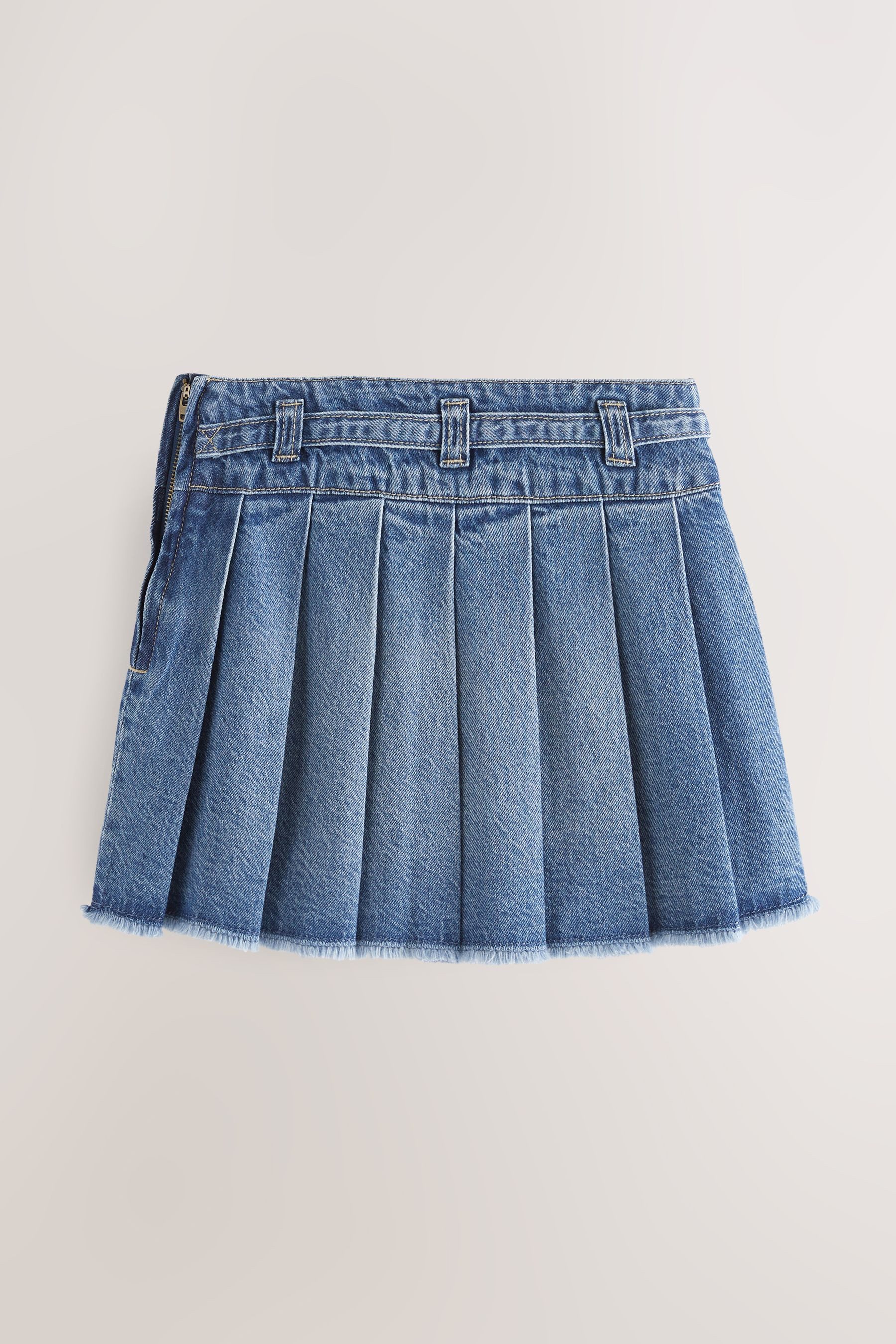 Next Jeansrock Denim-Rock mit Faltendetails (1-tlg)
