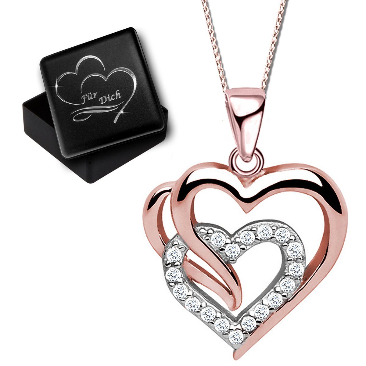 Limana Herzkette Damen Frauen 925 Silber günstig online kaufen