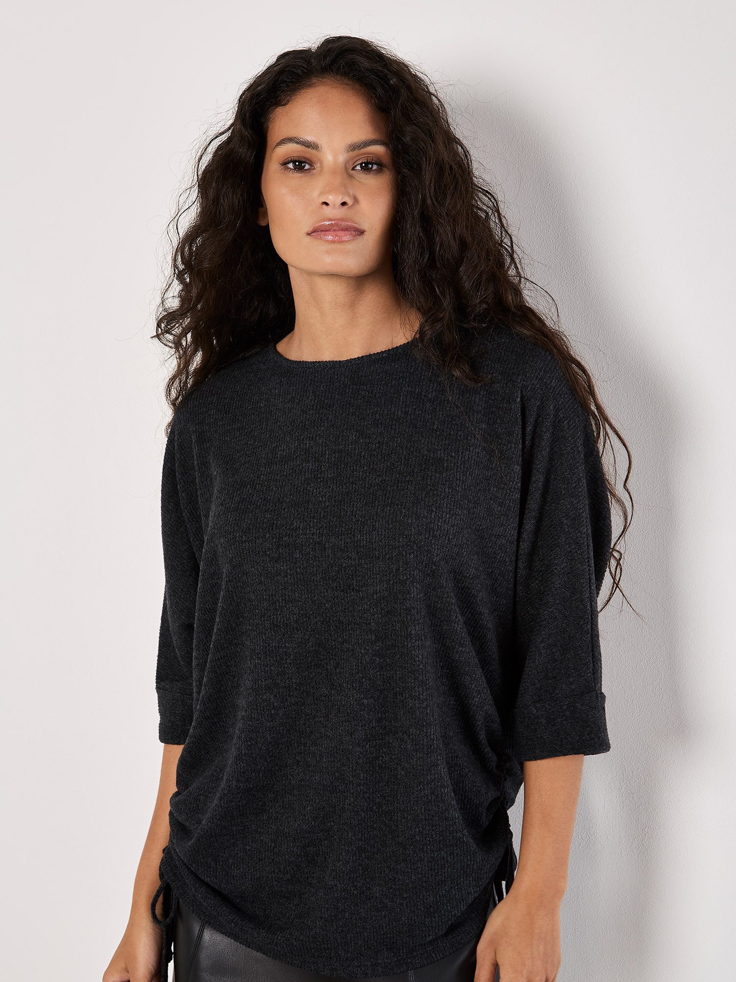 Klassische Bluse Strickpullover