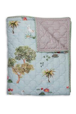 Wolldecke Little Swan Quilt Grey 180X260 Grau 180 x 260 cm 1 Tagesdecke, PiP Studio, Tagesdecke Kuscheldecke Decke Wohndecke