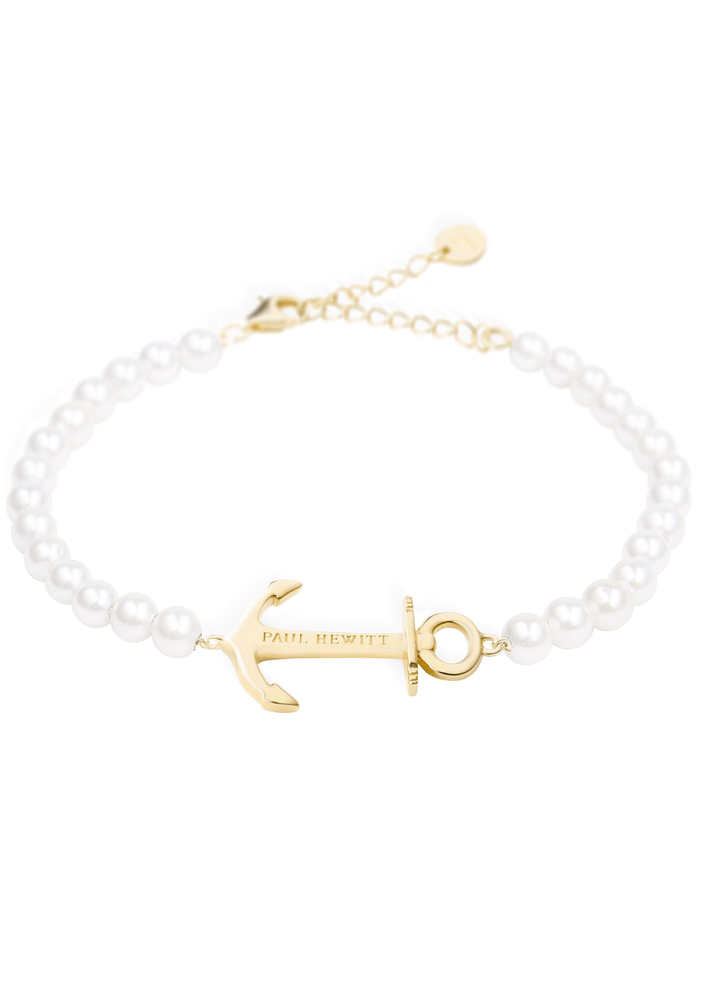 PAUL HEWITT Armband »Armkette Anchor Spirit Pearl IP Gold, PH-ABB-G-P«, mit  imitierter Perle online kaufen | OTTO