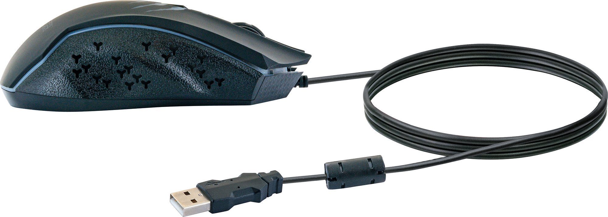 farbwechselnde Gaming-Maus (kabelgebunden, Schwaiger Hindergrundbeleuchtung) GM3000