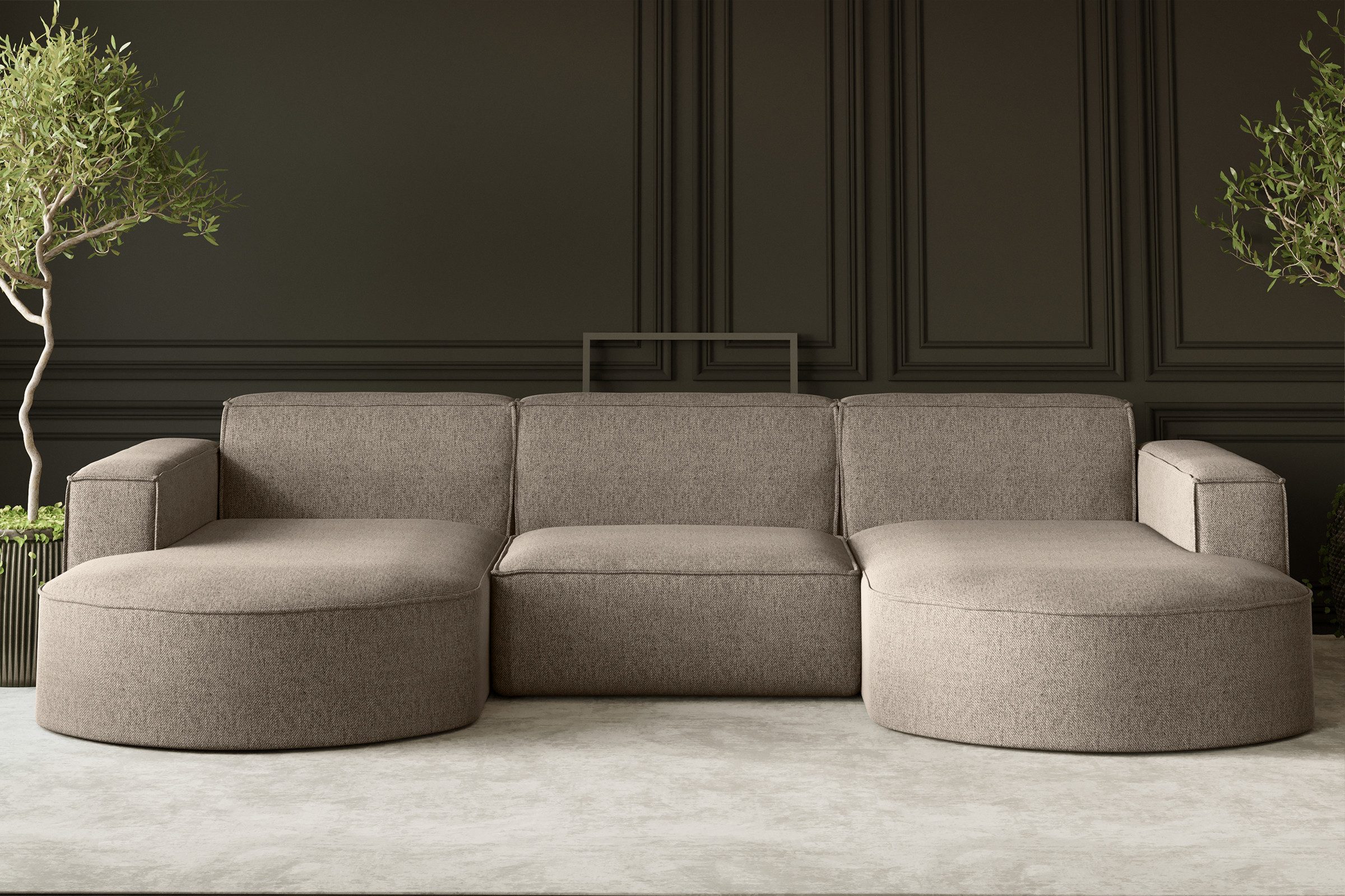 Kaiser Möbel Ecksofa Sofa U form, günstig online kaufen