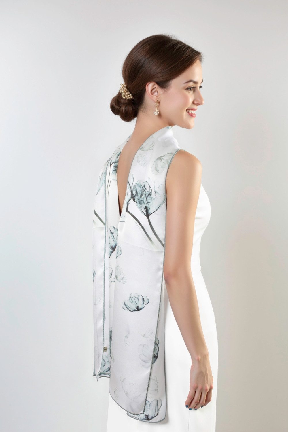 MayTree Seidenschal Mohn 55 x 175 günstig online kaufen