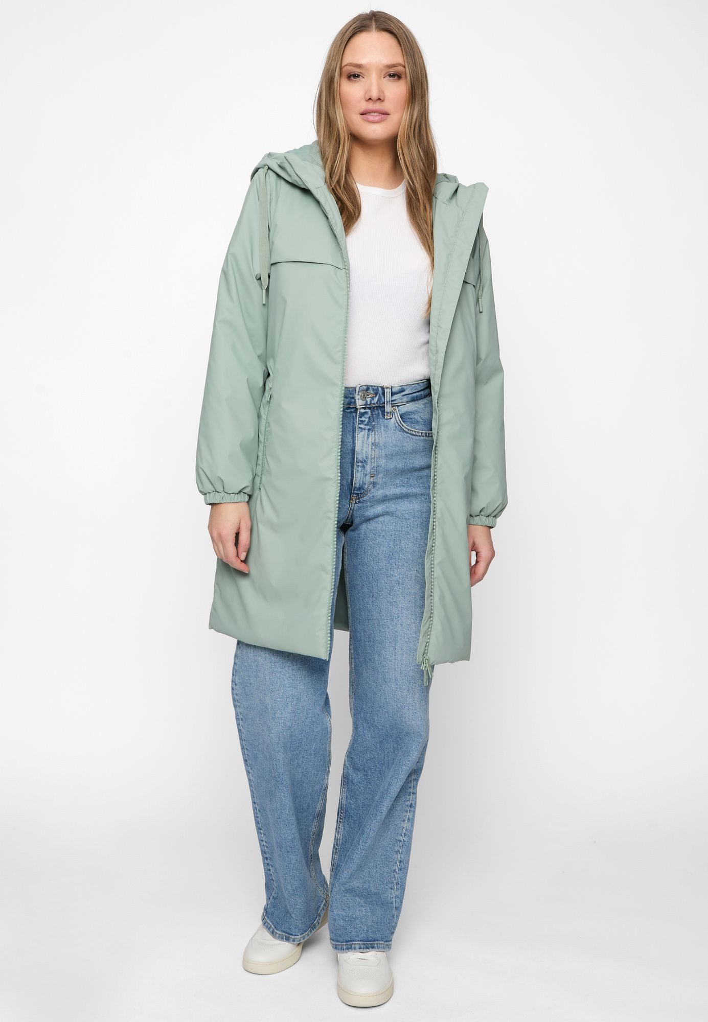 COVERED Funktionsjacke Pearl L60378CO Modern Fit, Kapuze, Unifi REPREVE® Watte, recyceltes Futter (GRS)