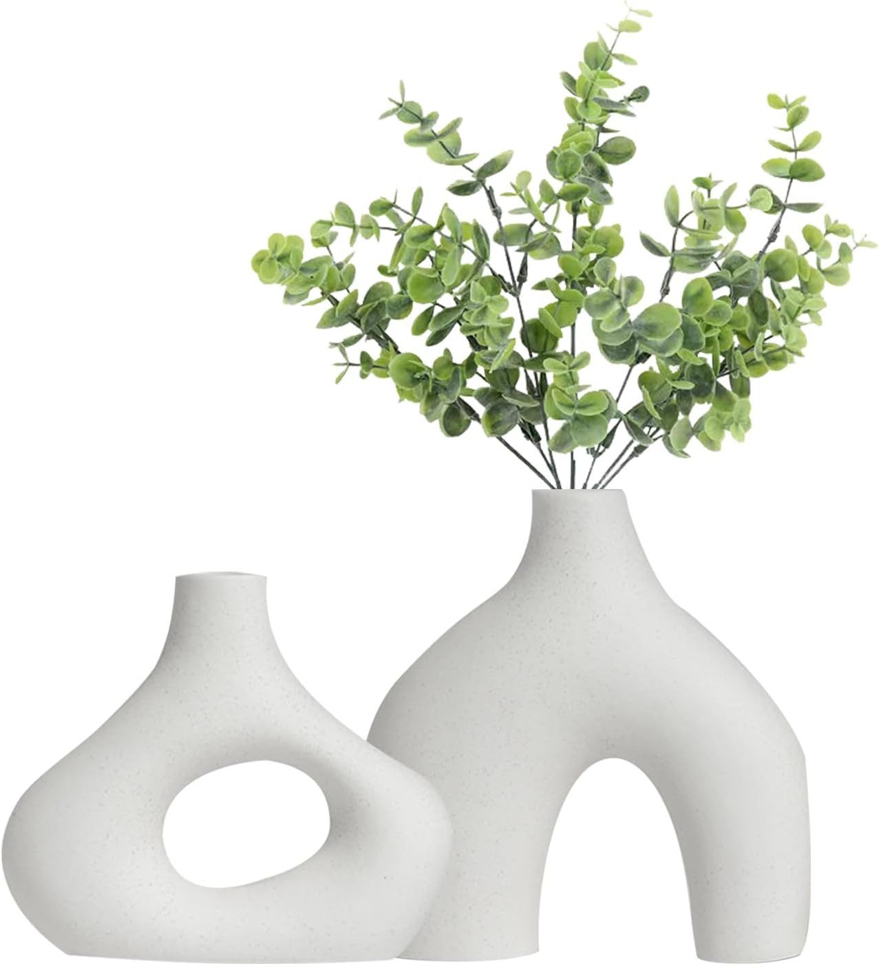 NUODWELL Dekovase 2 Stücke Keramikvase, Moderne günstig online kaufen