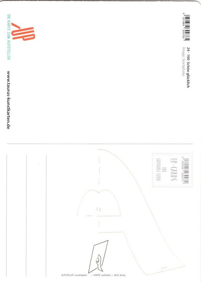 Thumbnail - Postkarte Up-Card - Die Karte zum Aufstellen "Du bist am schönsten, wenn ...", Erwachsene