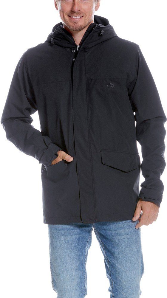 TATONKA® Regenjacke Jons Mens Hooded Jacket dark black