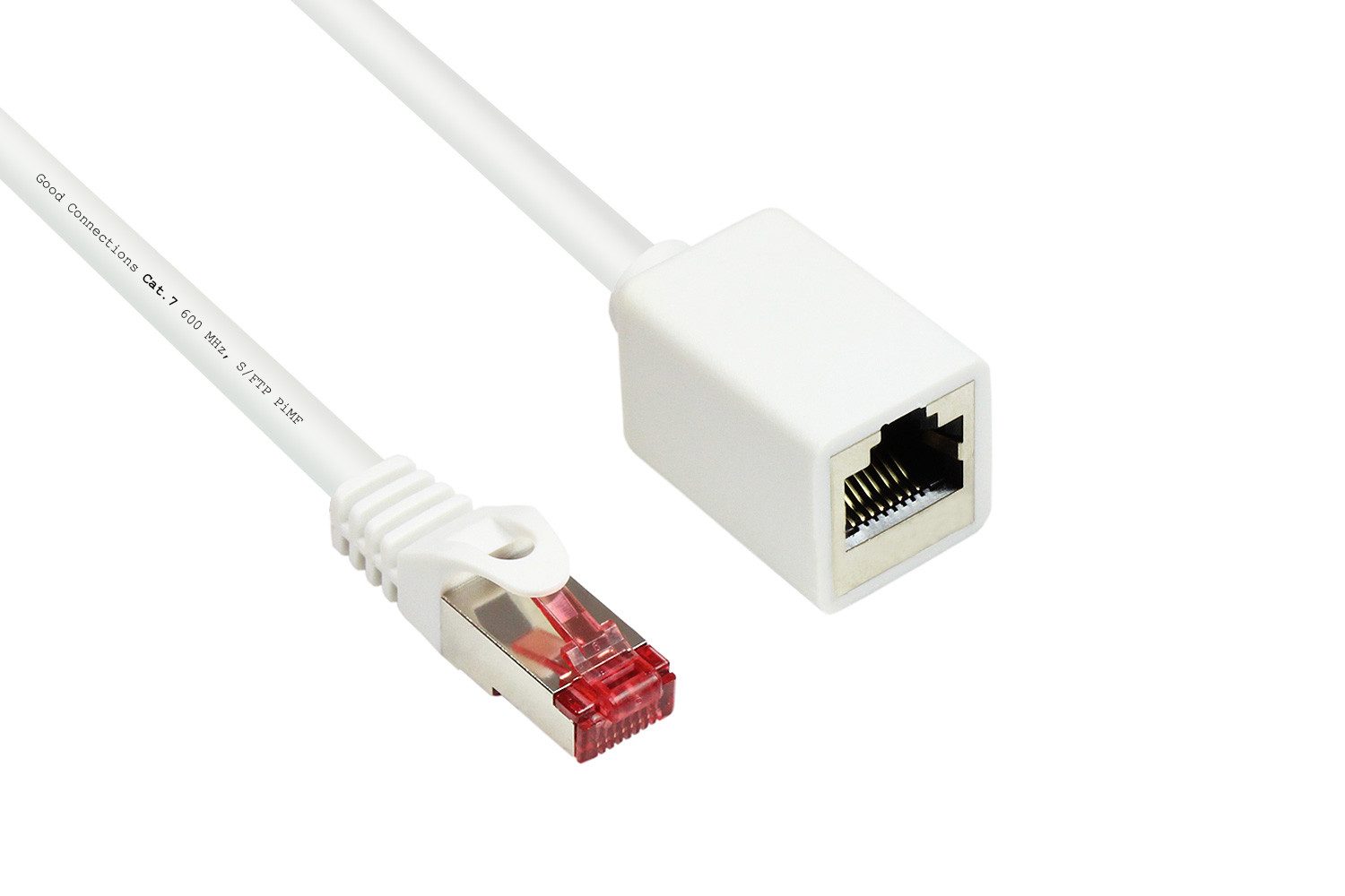 GOOD CONNECTIONS Patchkabel Ethernet Netzwerkkabel, RJ45 Buchse gerade, RJ45 Stecker gerade (300 cm)