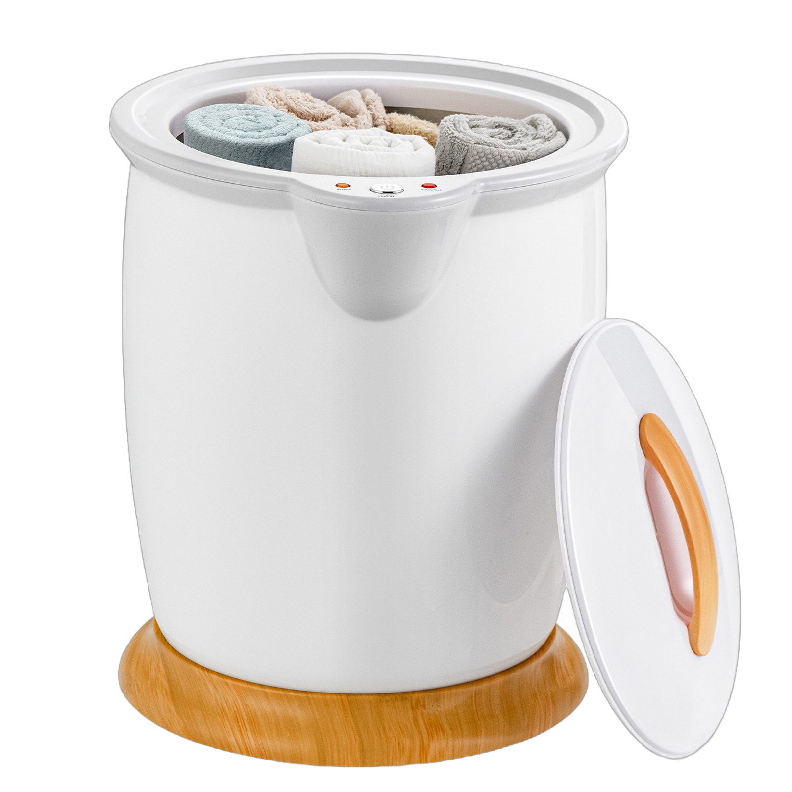COSTWAY Badheizkörper, 20L Handtuchwärmer Eimer tragbarer mit Dufthalter