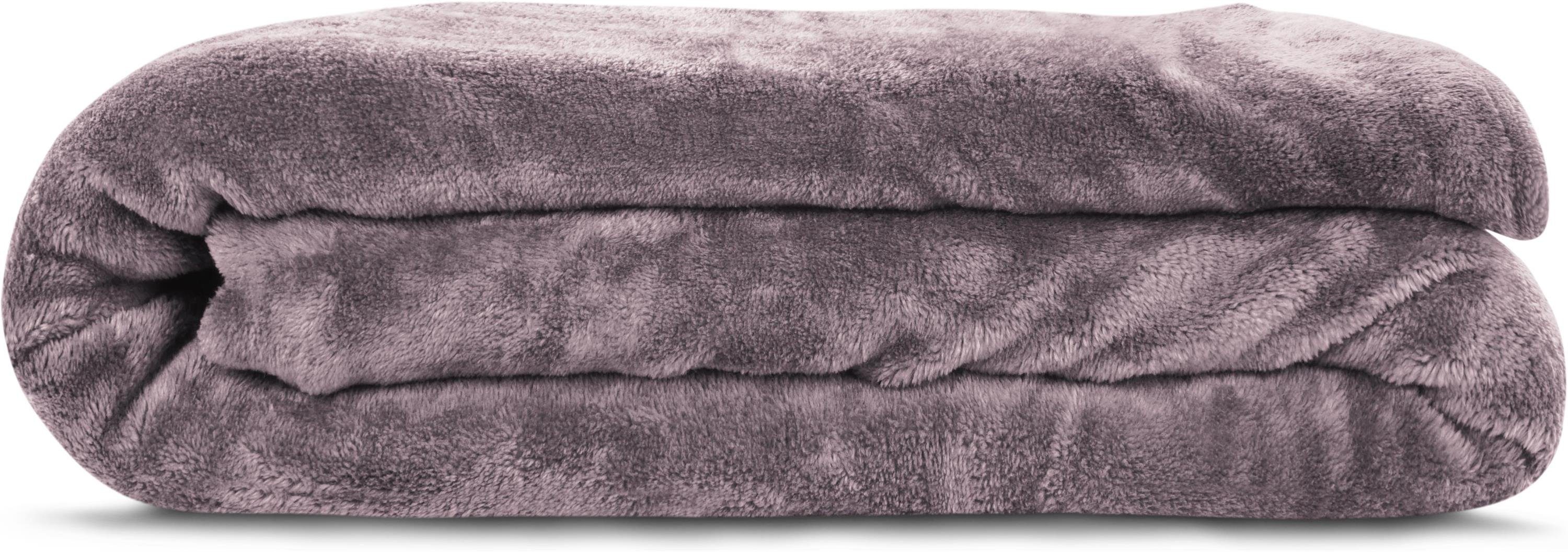 Aspero Bettwäsche Flanell-Bettdeckenbezug DUNKERQUE, Flanell, aus extra weichem Material