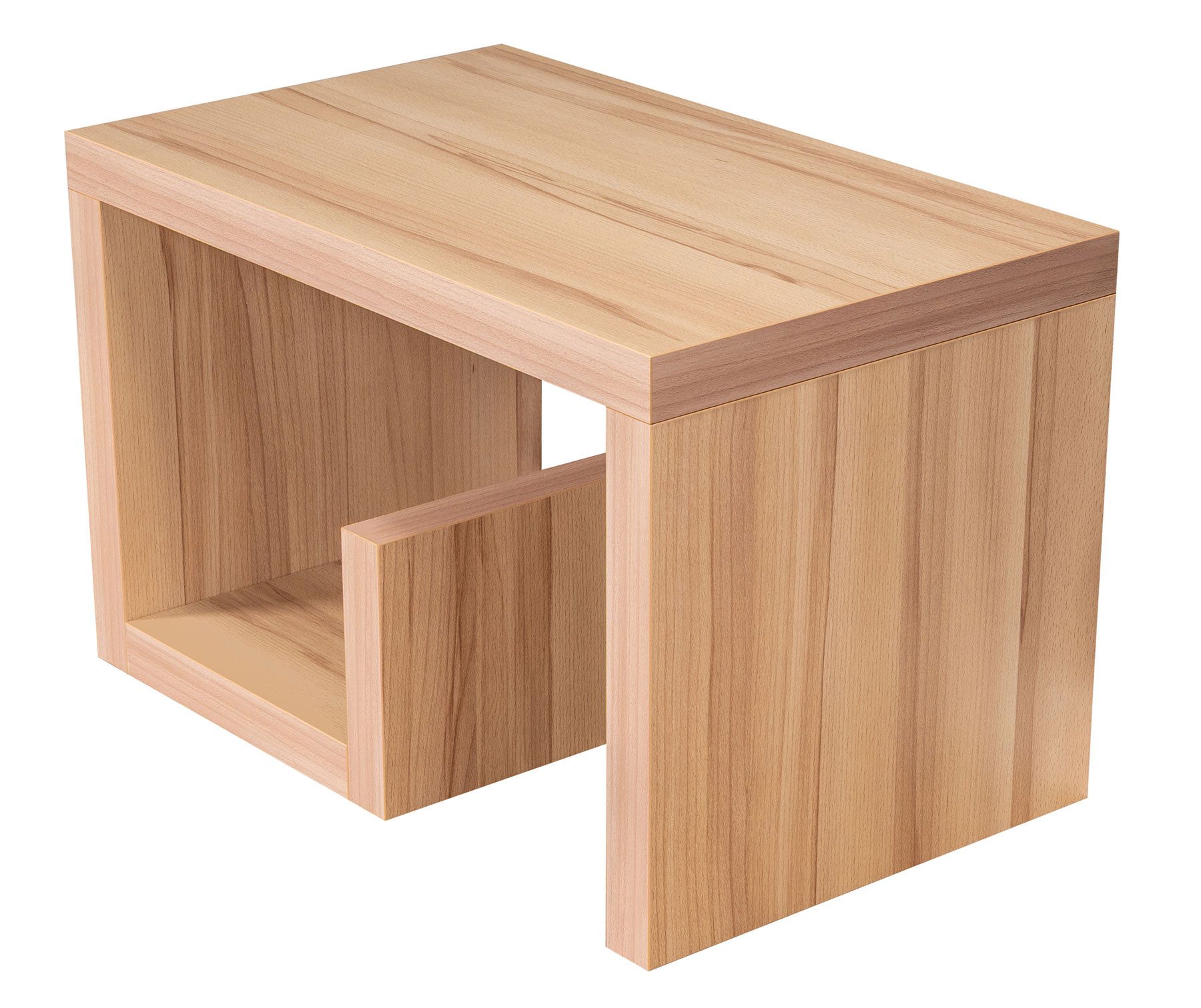 Levandeo® Couchtisch, Couchtisch Gustav Kernbuche Deutsche Herstellung 59x3 günstig online kaufen