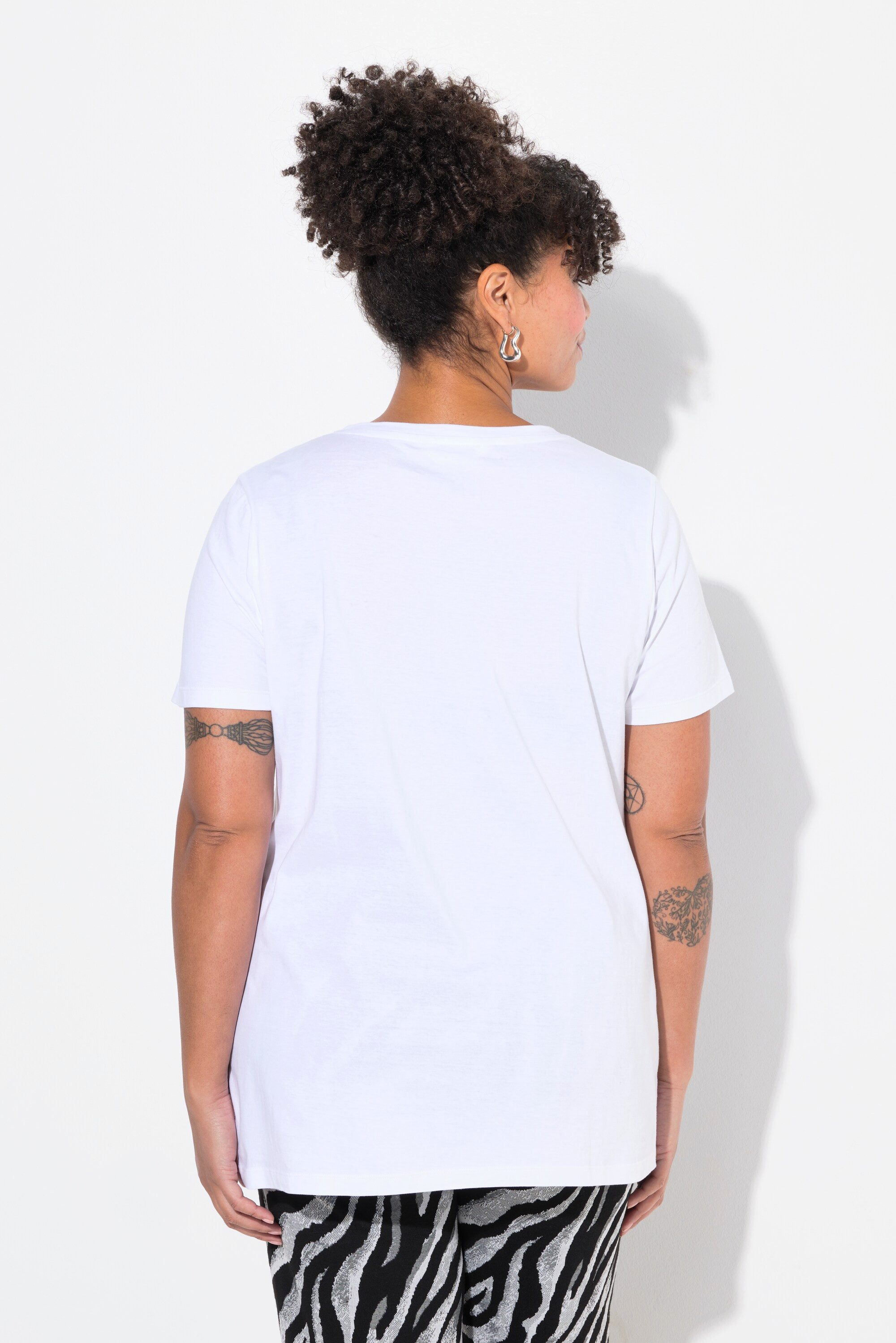 MIAMODA T-Shirt T-Shirt bequeme Passform Zierketten